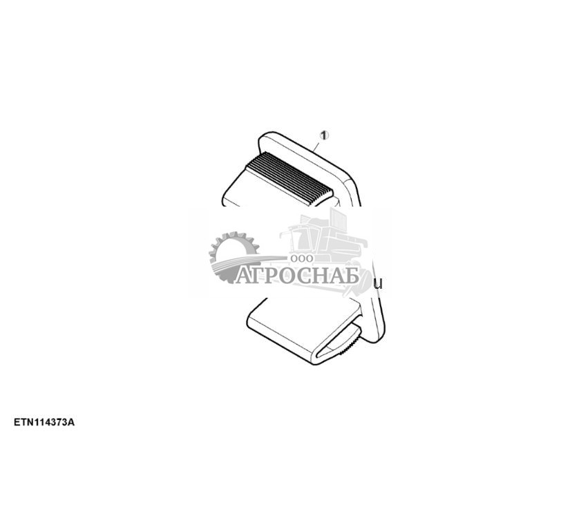 Заглушка, без переключателя AutoTrac™, пульт управления, правая сторона - ST832567 470.jpg